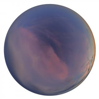 12K sunset skydome HDRi panorama